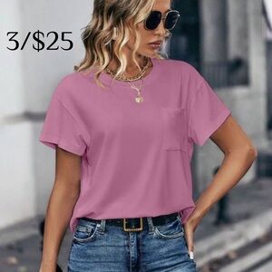 3/$25 Women’s Classic Pink T-Shirt